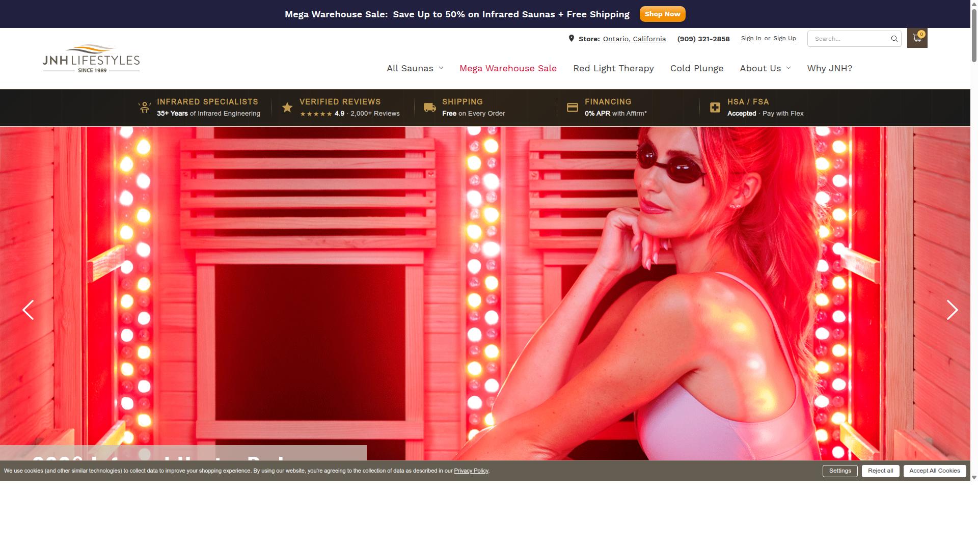 JNH Lifestyles website